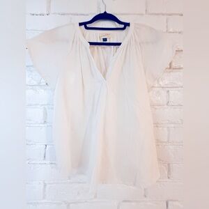 Universal Thread white linen top L